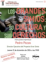 Charla Grandes Simios en Tres Cantos (Madrid)