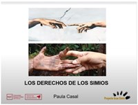 Charla sobre los derechos de los grandes simios.