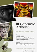 III concurso artístico "Grandes simios"