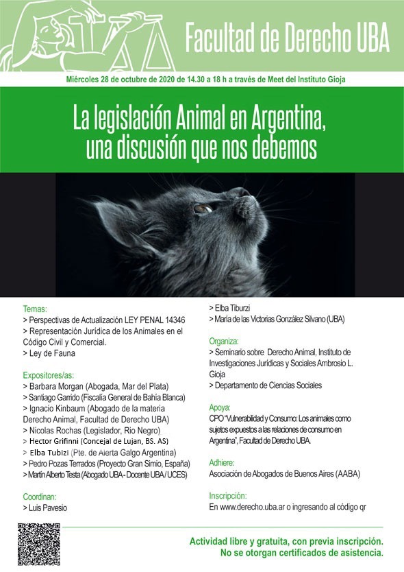 La legislación Animal en Argentina, una discusión que nos debemos.