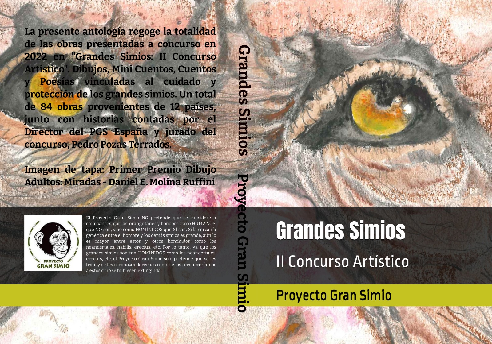 Libro: segundo concurso artístico con la  temática Grandes Simios.