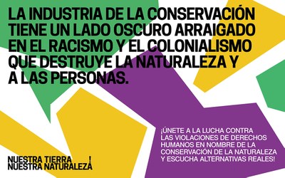 Proyecto Gran Simio (PGS) se pone al lado de los pueblos indígenas y de Survival International, en contra de convertir el 30% de la Tierra en “Áreas Protegidas” para el año 2030.